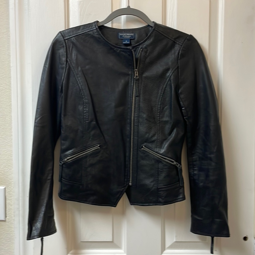 Lucky Brand Leather Jacket-S